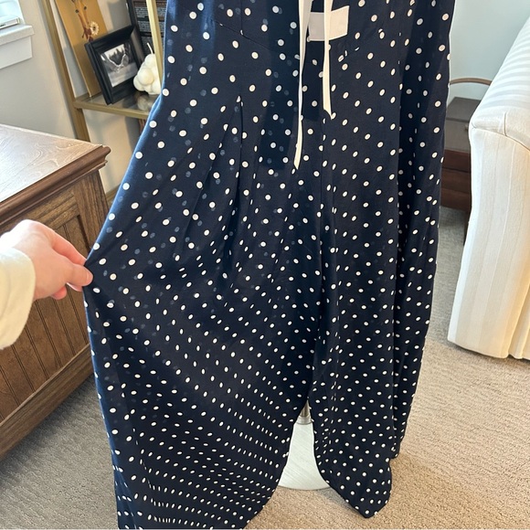 Vintage Wide Leg Polka Dot Jumpsuit - Picture 4 of 6